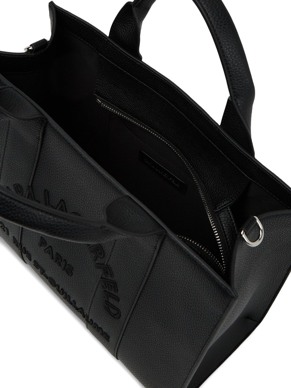 Borsa a mano con logo goffrato e tracolla B1W30041NN 999 KARL LAGERFELD 