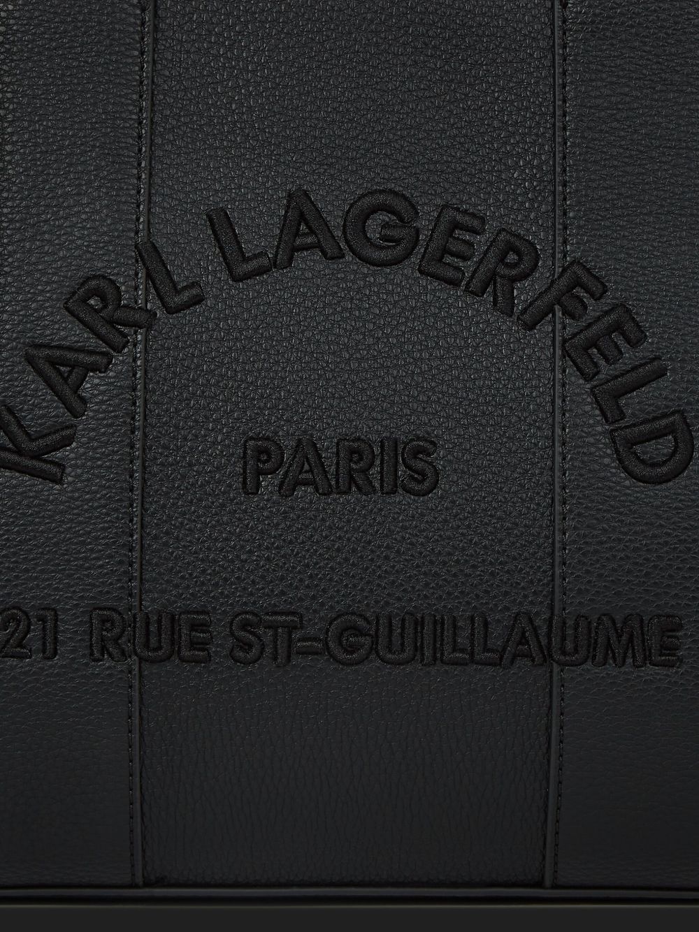 Borsa a mano con logo goffrato e tracolla B1W30041NN 999 KARL LAGERFELD 