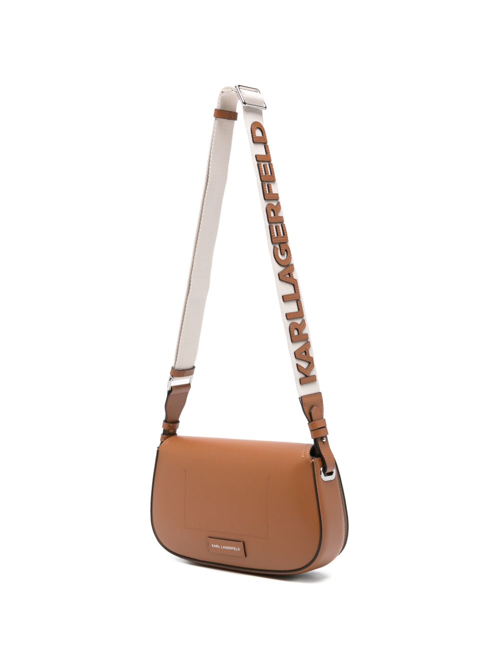 Borsa a spalla in pelle con dettaglio perforato B2W30015 5047 KARL LAGERFELD 