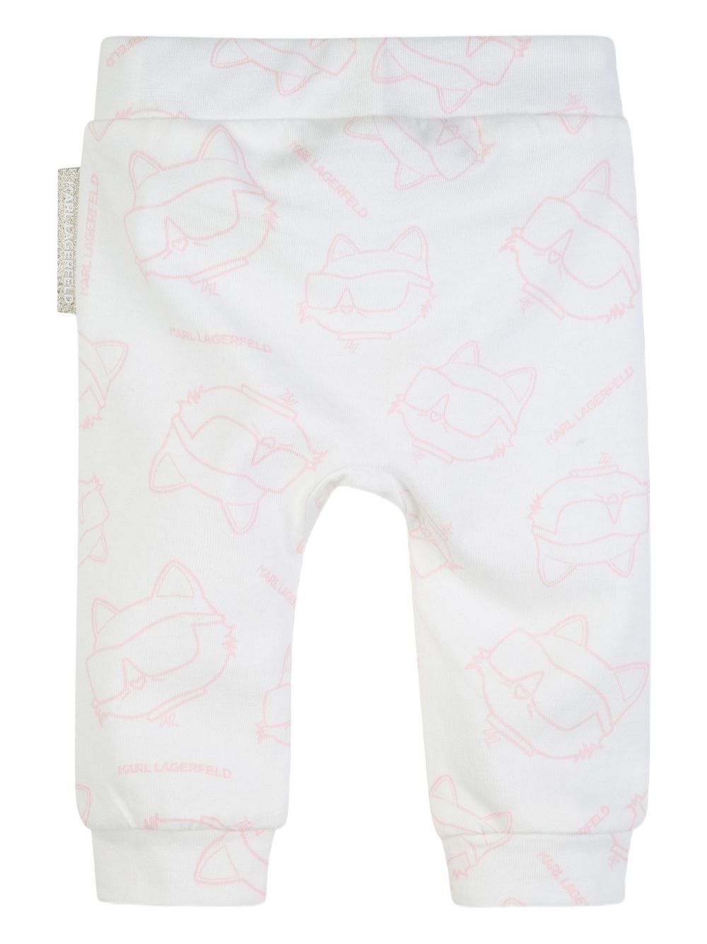 Completo con abito e leggings Z31044 S51 KARL LAGERFELD KIDS 
