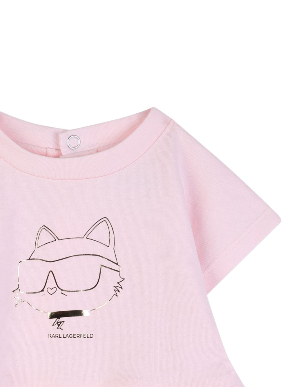 Completo con abito e leggings Z31044 S51 KARL LAGERFELD KIDS 