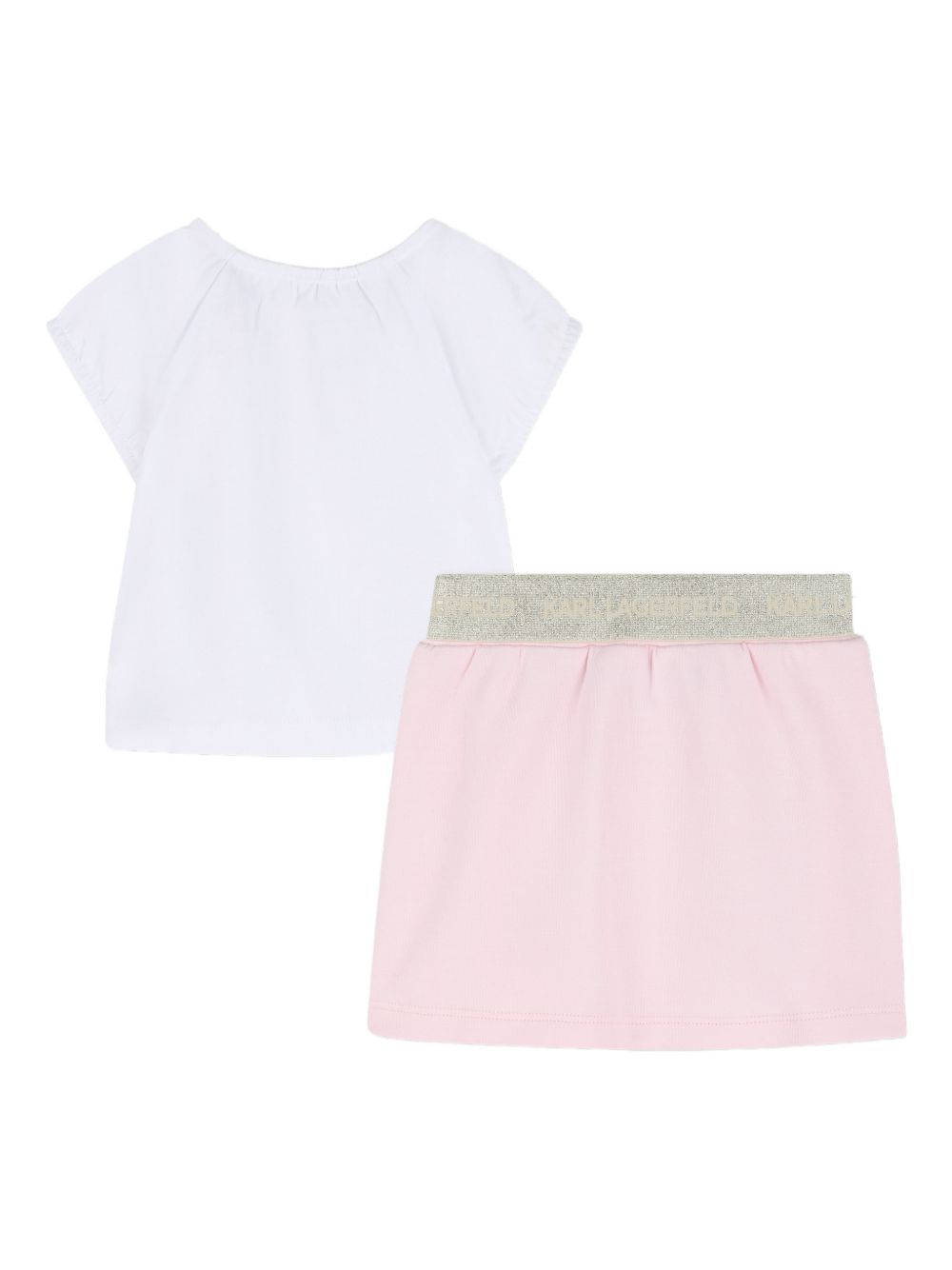 Completo t-shirt e gonna Z31046 S01 KARL LAGERFELD KIDS 