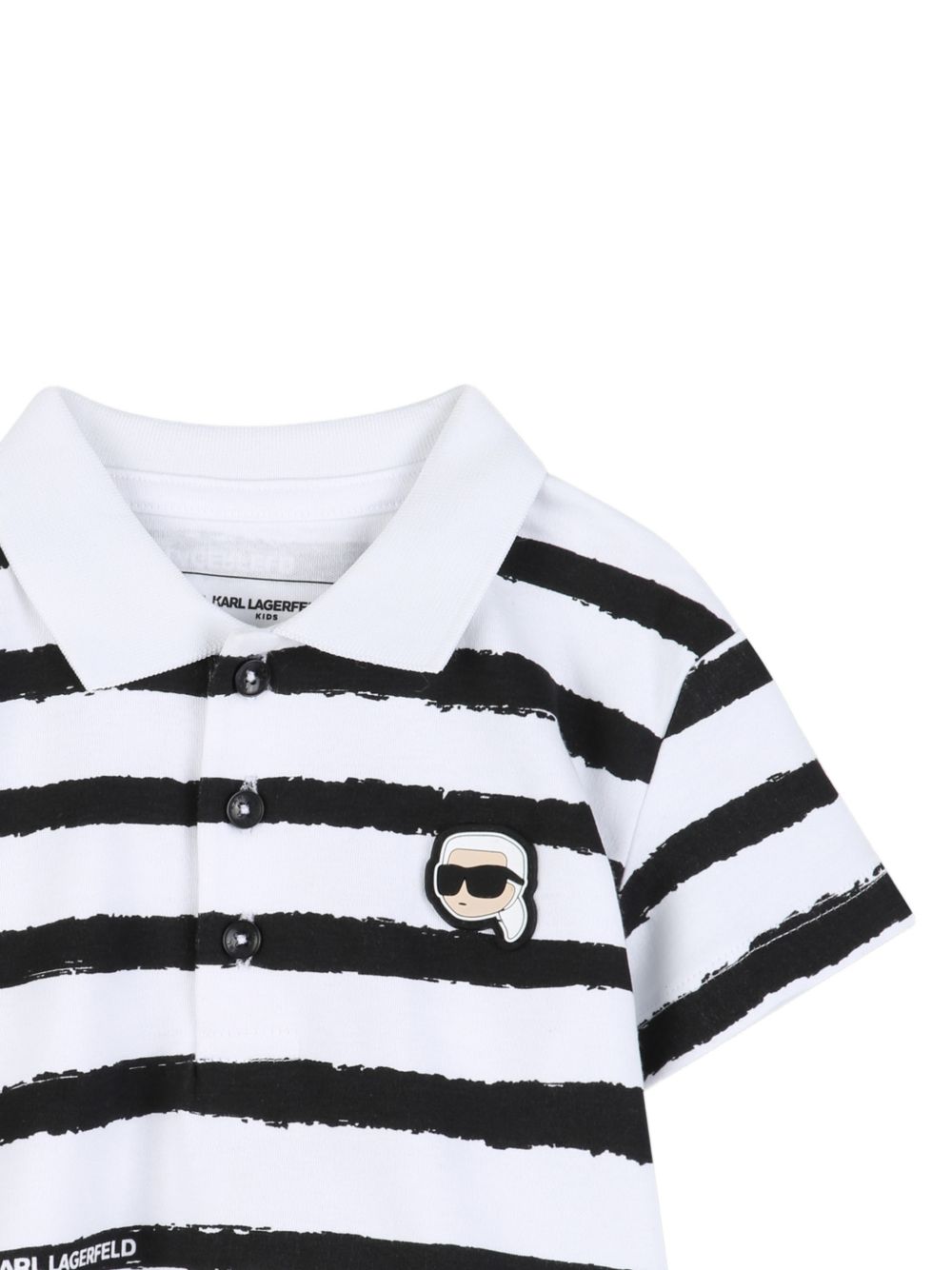 Completo polo a righe con bermuda Z31068 10P KARL LAGERFELD KIDS 
