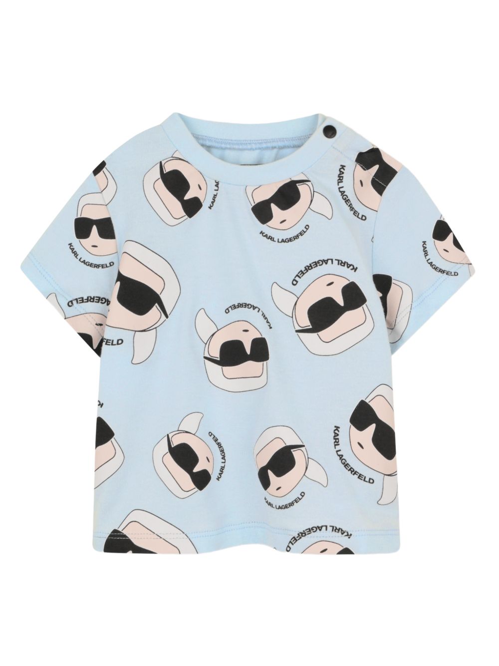 Completo t-shirt e shorts con stampa Z31070 77X KARL LAGERFELD KIDS 