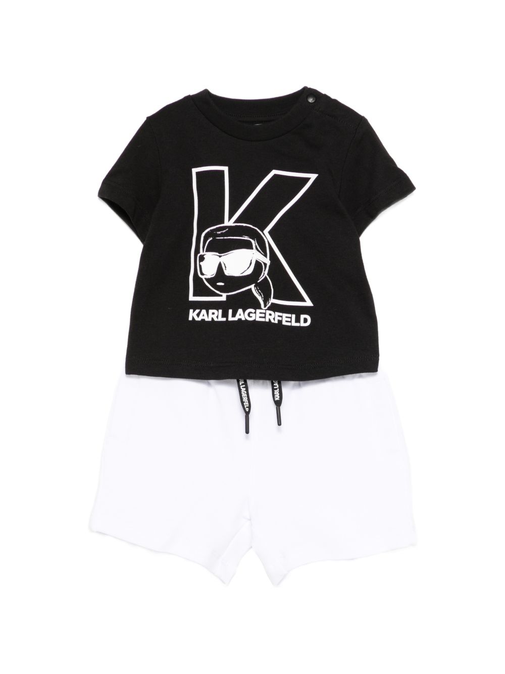Tuta in felpa con logo Z31074 10P KARL LAGERFELD KIDS 