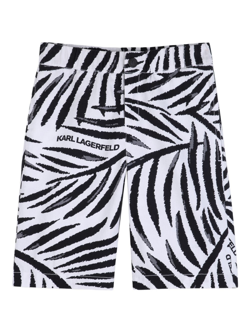 Shorts stampa zebrata Z31085 N50 KARL LAGERFELD KIDS 