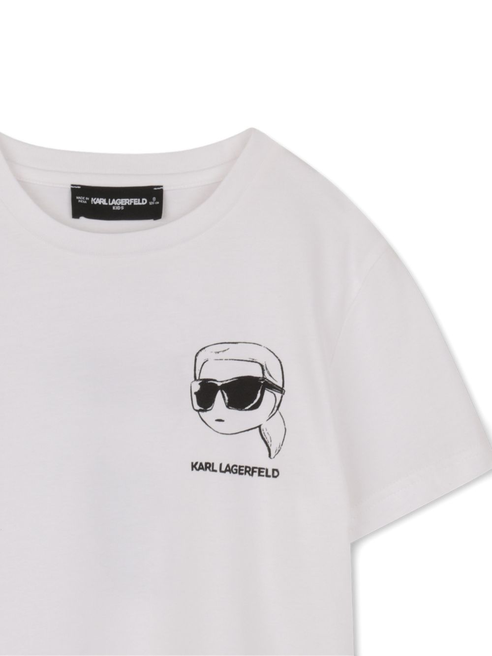 T-shirt con logo Ikonik Z31103 10P KARL LAGERFELD KIDS 