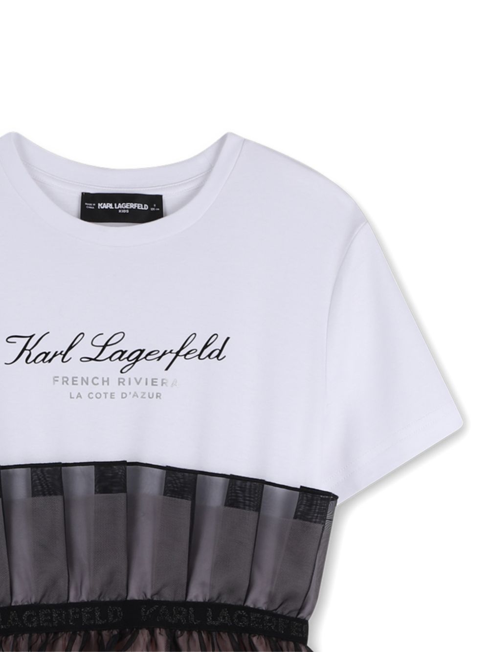 Abito con tulle Z31140 N54 KARL LAGERFELD KIDS 