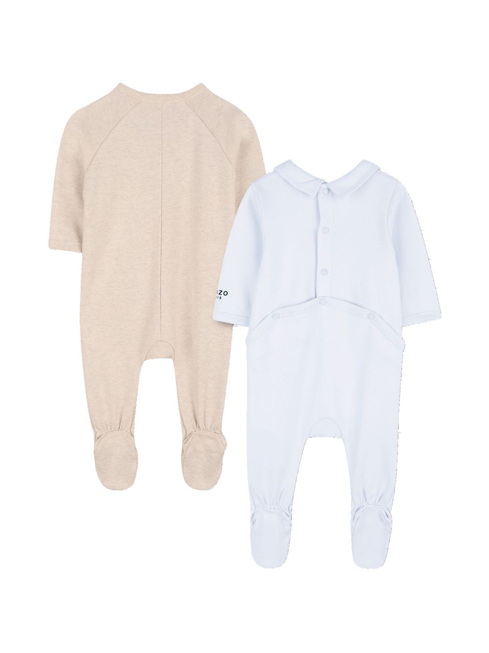 Set pigiami in cotone con applicazioni floreali K61614# 77M KENZO KIDS 