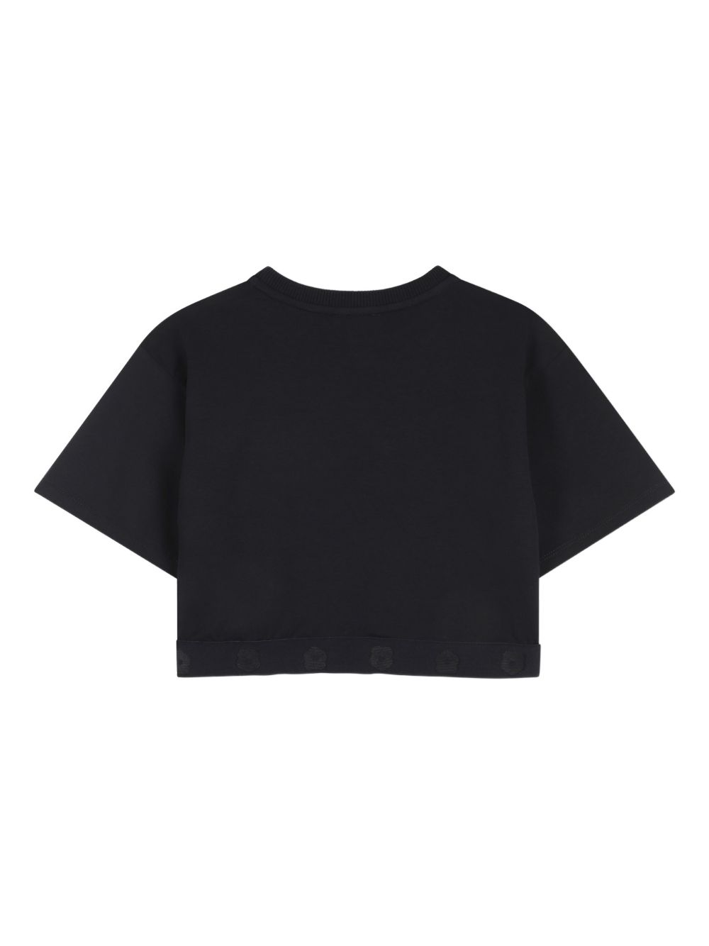 T-shirt cropped in cotone K61621 09B KENZO KIDS 