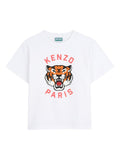T-shirt in cotone con stampa tigre