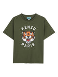 T-shirt con stampa tiger
