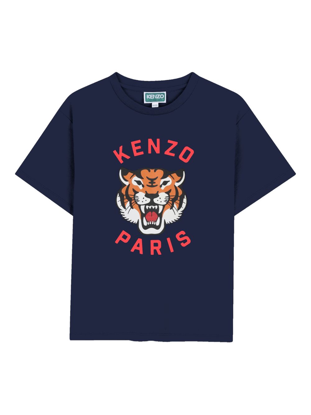 T-shirt con stampa tiger K61676 84N KENZO KIDS 