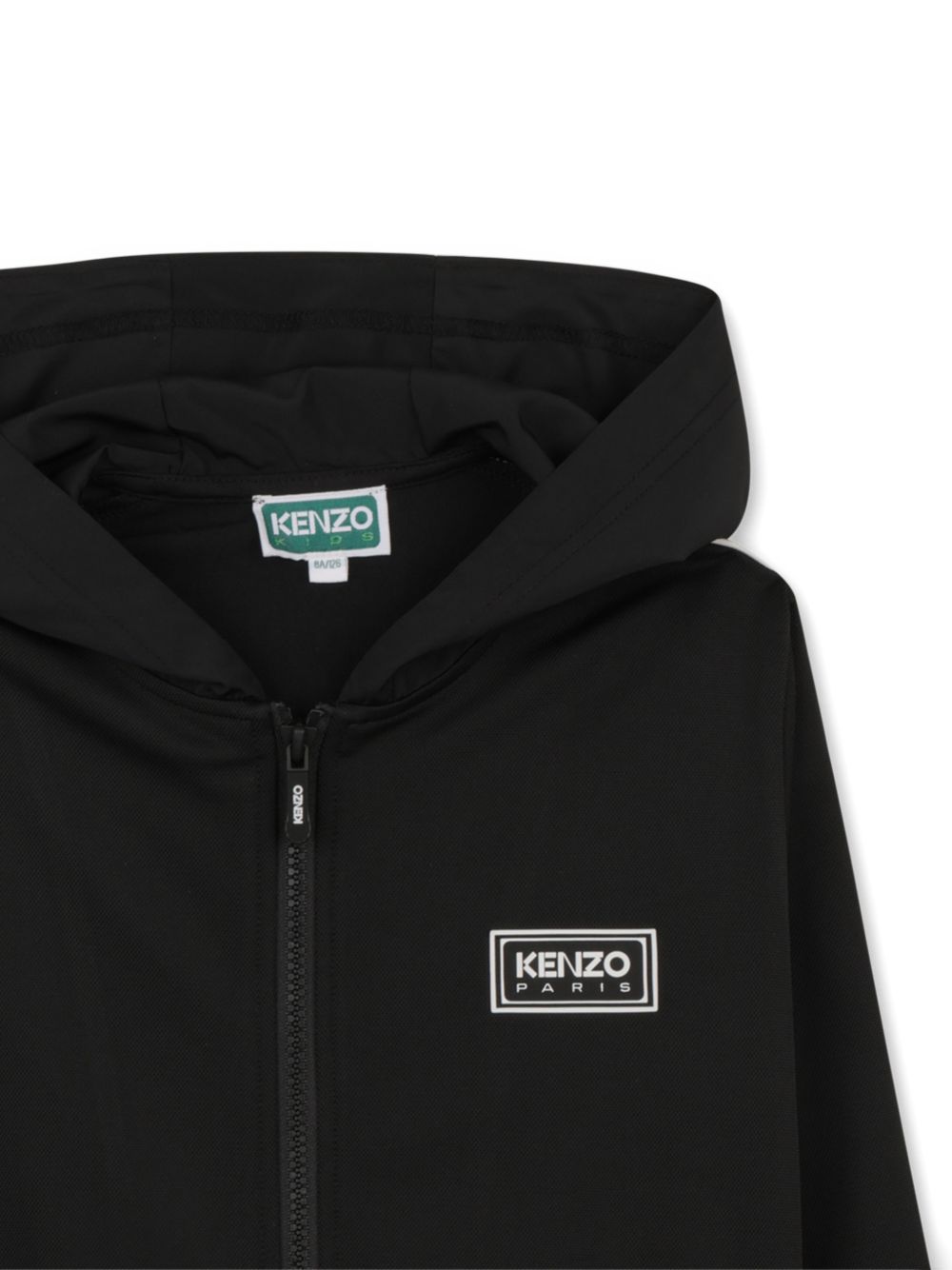 Felpa con cappuccio e zip K61690 09B KENZO KIDS 