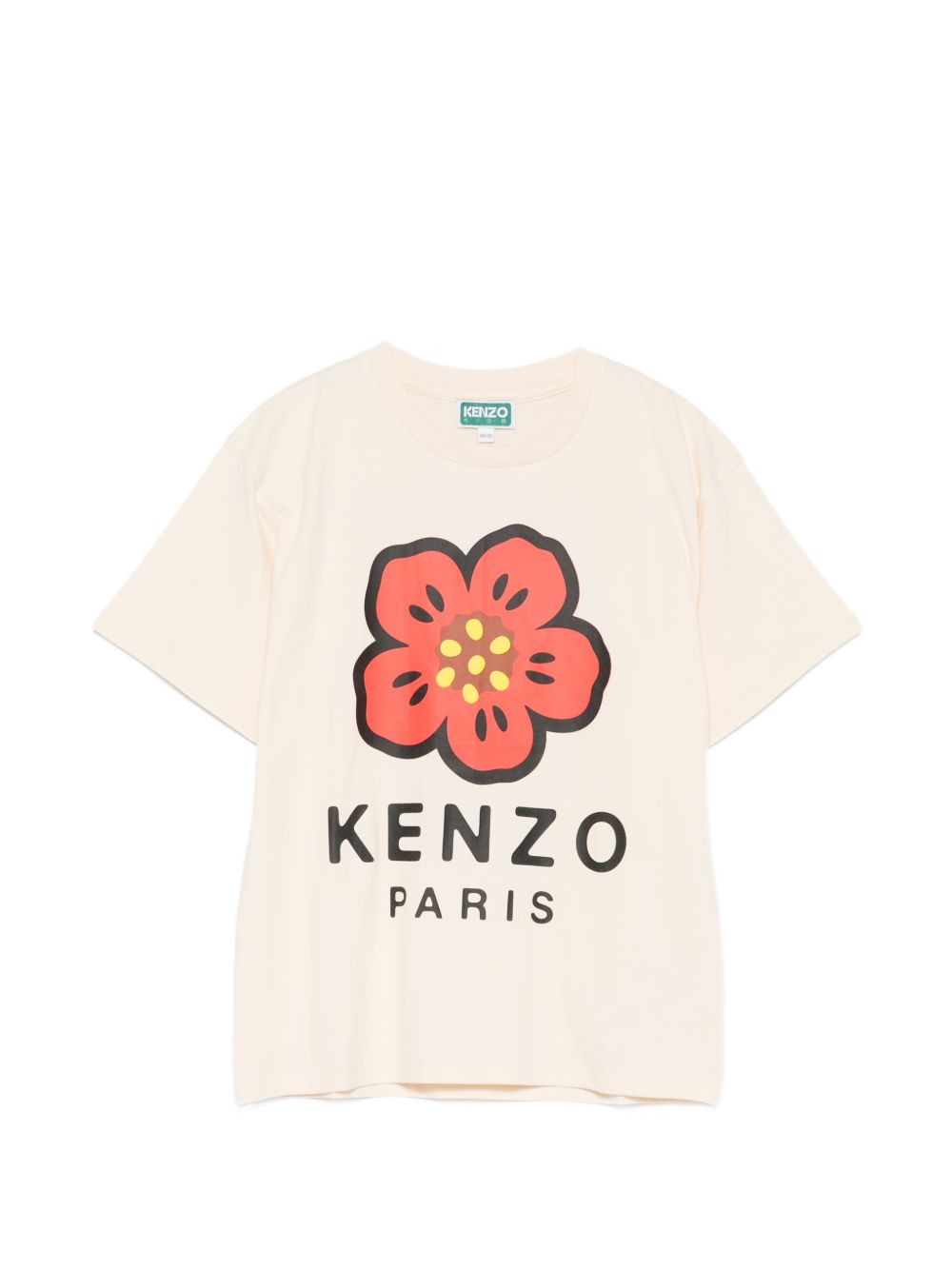 T-shirt in cotone con stampa floreale K61698 208 KENZO KIDS 