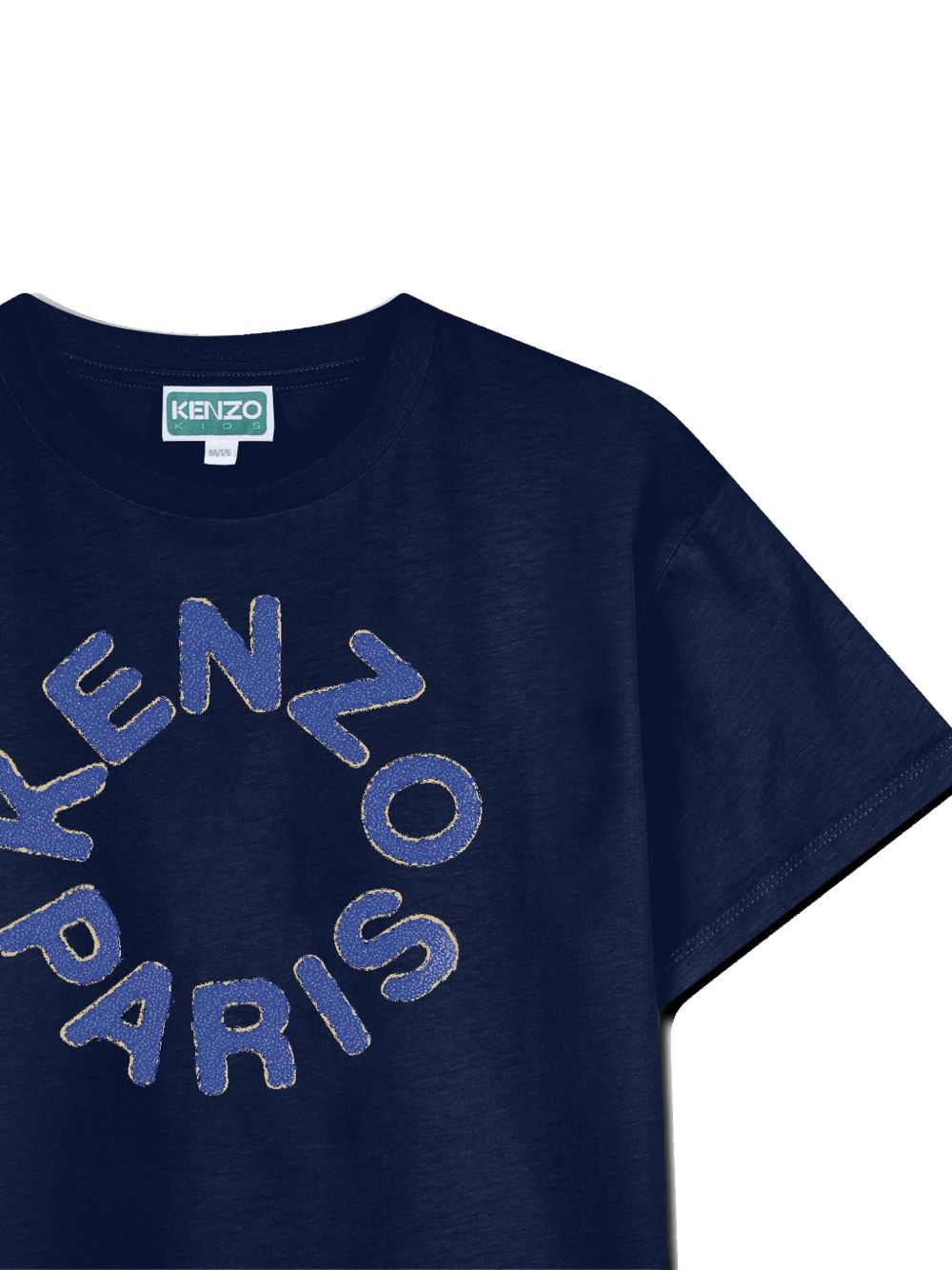 T-shirt con logo circolare K61699 84N KENZO KIDS 