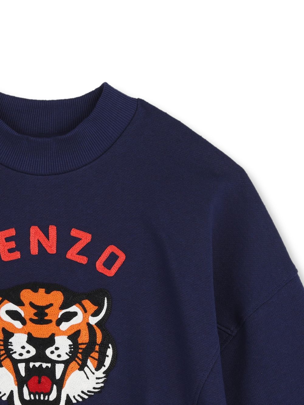 Felpa girocollo con stampa tigre K61798 84N KENZO KIDS 