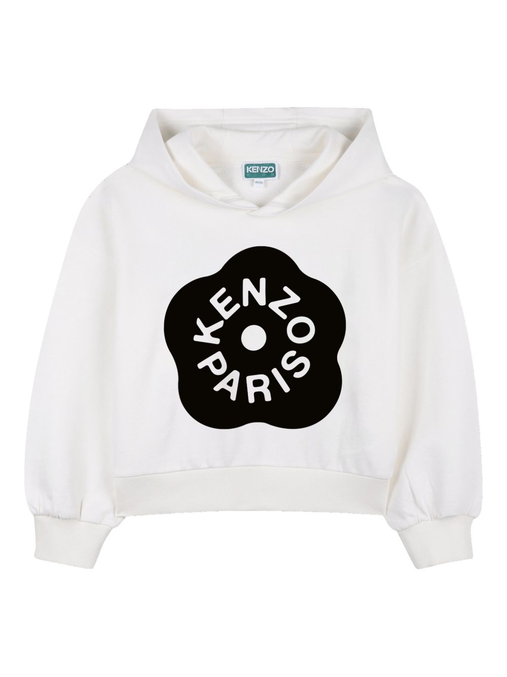 Felpa con cappuccio e logo K61805 117 KENZO KIDS 