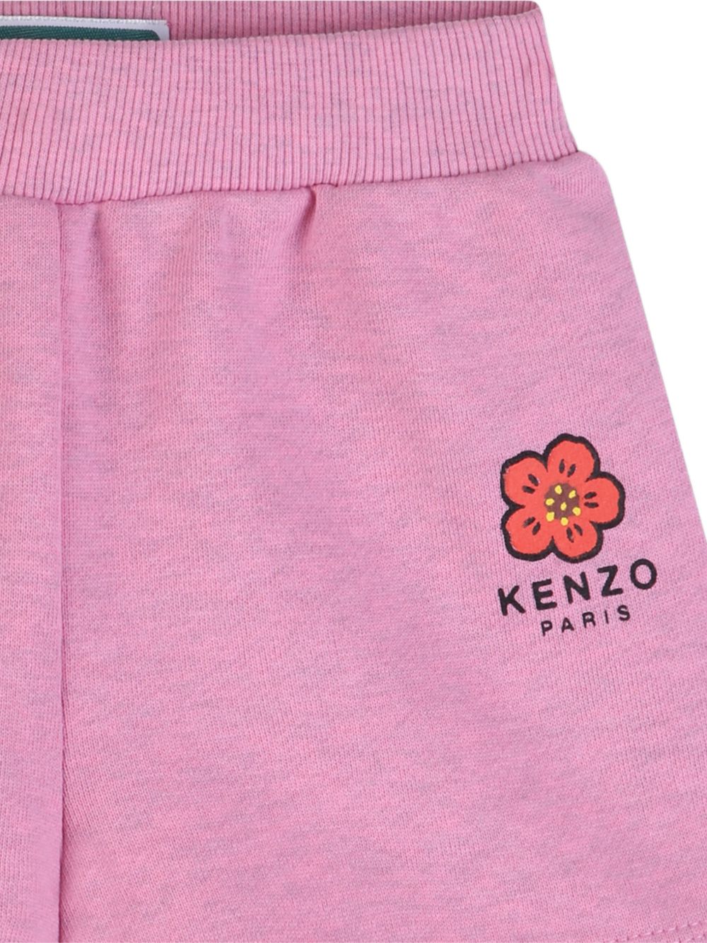 Shorts in cotone con elastico in vita K61810 47F KENZO KIDS 
