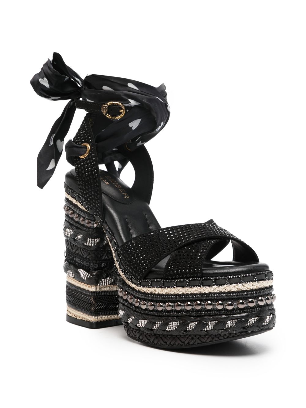Sandali platform con lacci alla caviglia 4352405 609 KURT GEIGER 