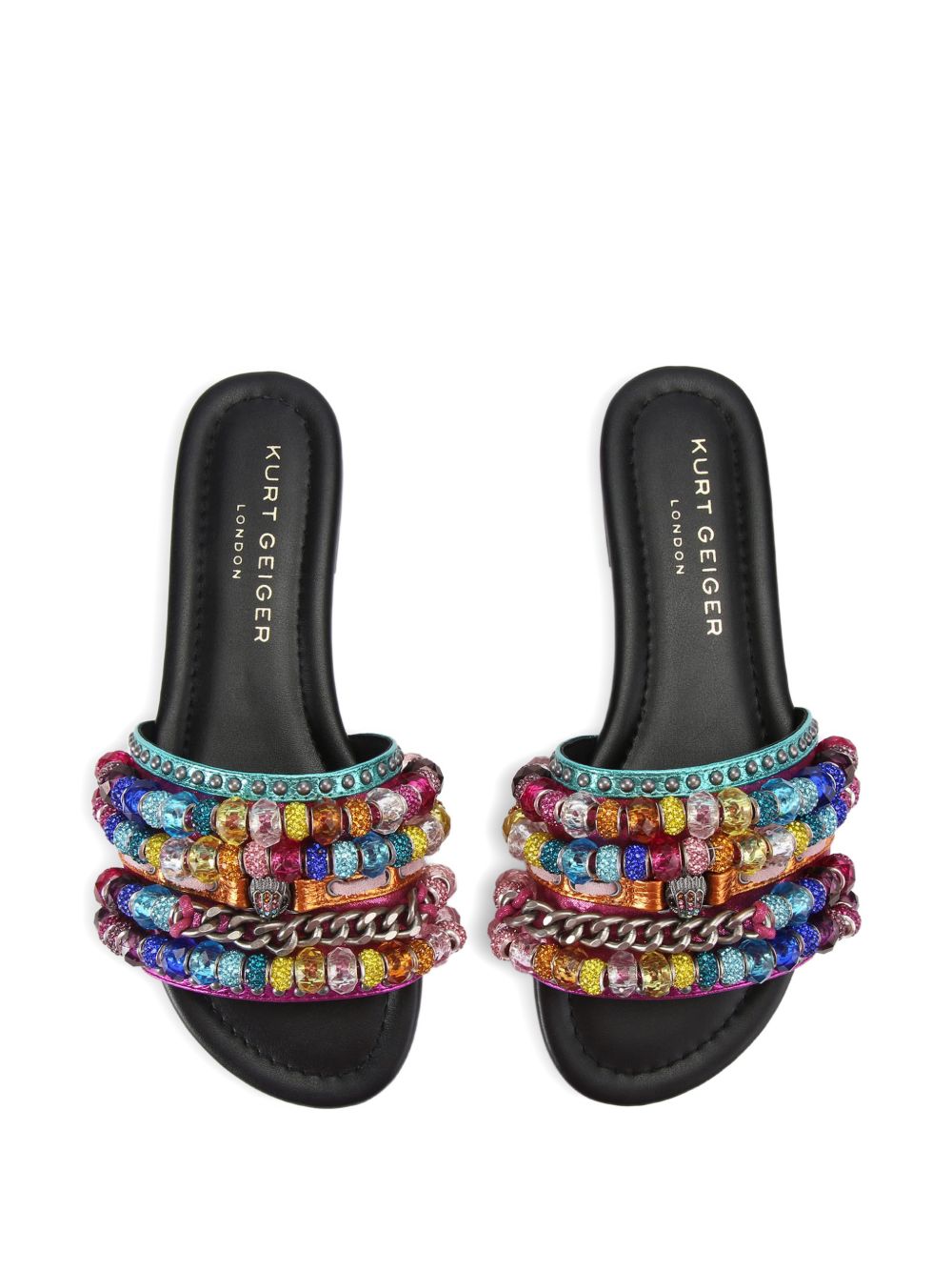 Sandali flat con perline multicolore 4725469 609 KURT GEIGER 