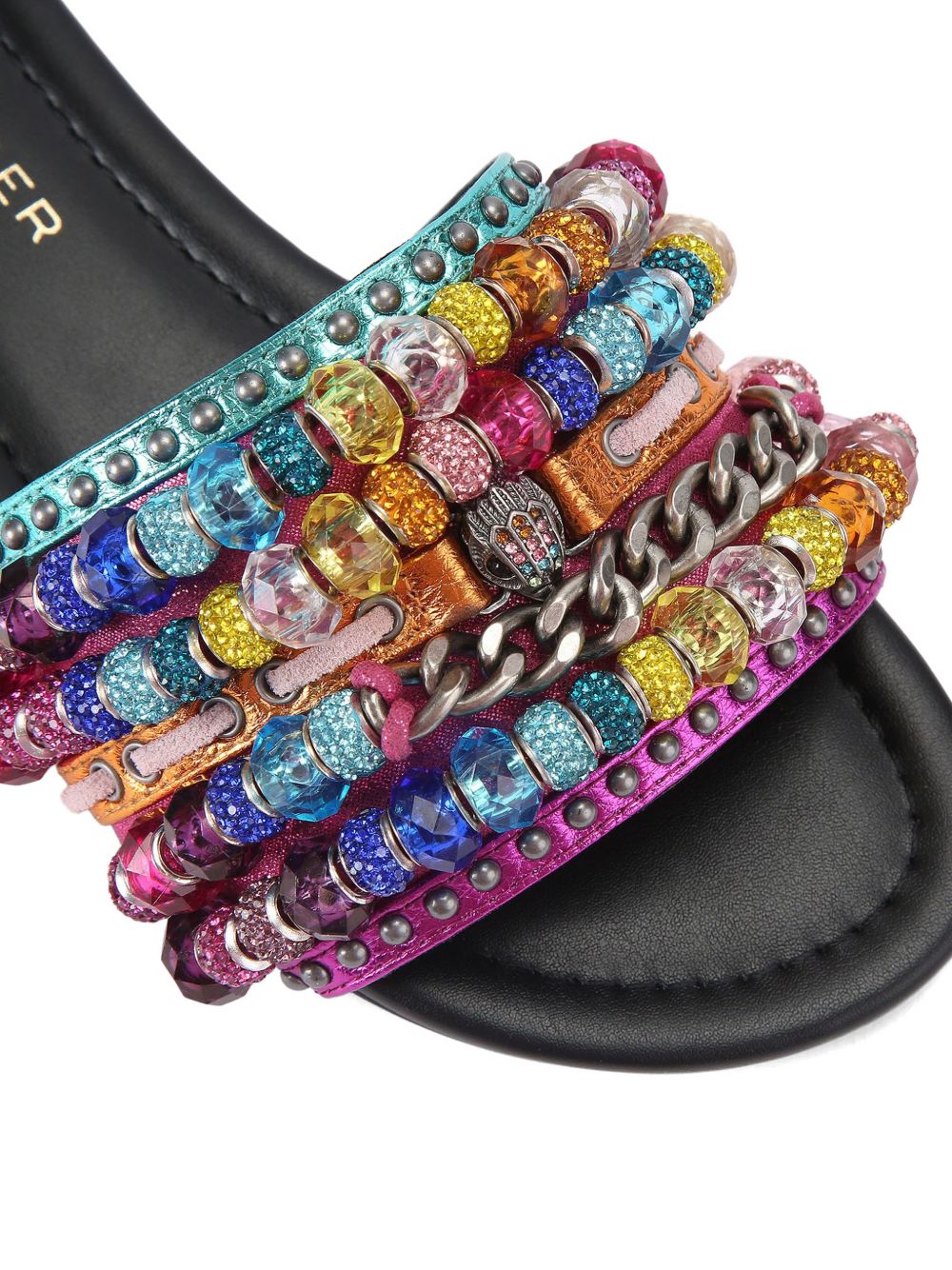 Sandali flat con perline multicolore 4725469 609 KURT GEIGER 
