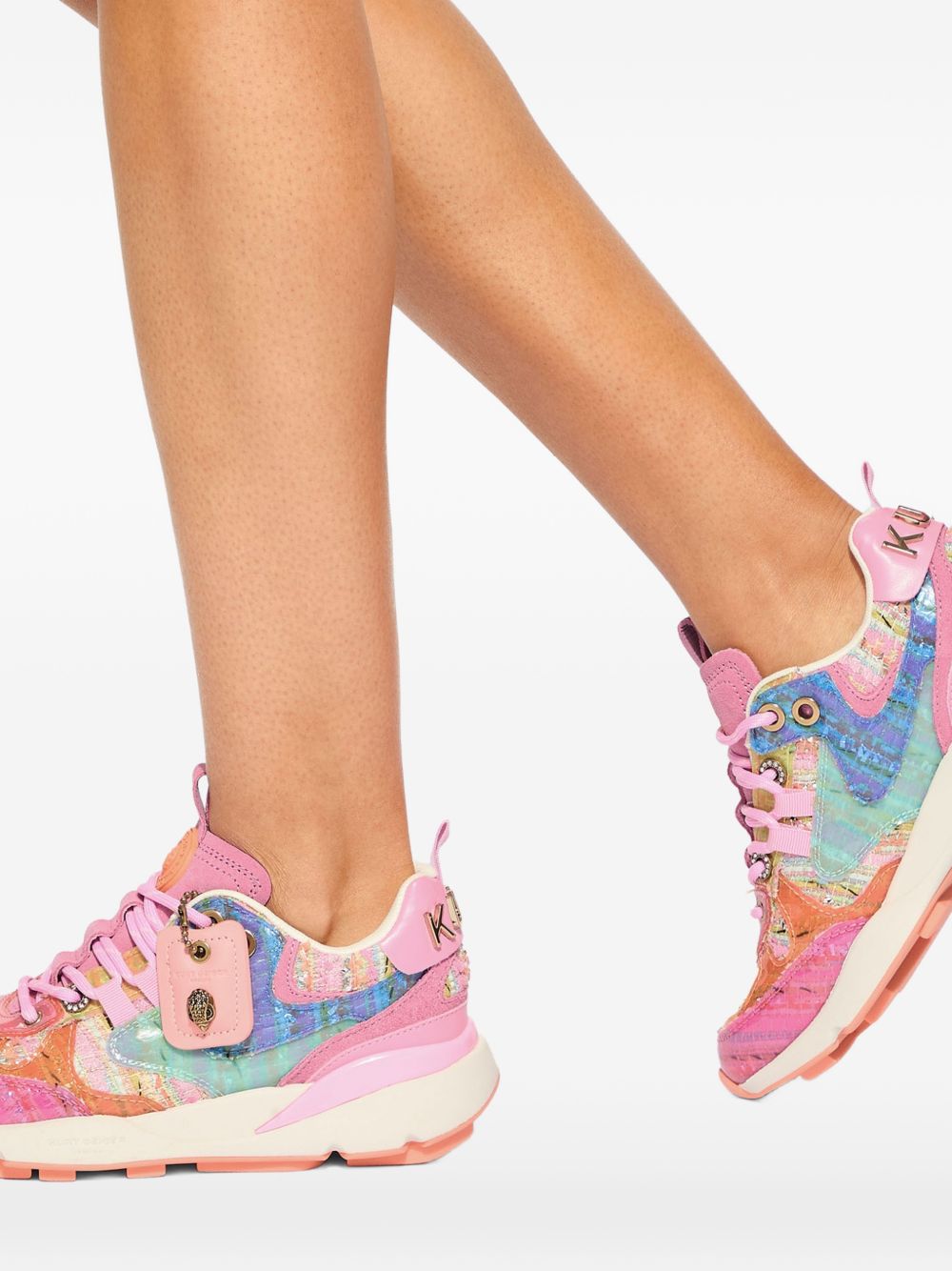 Sneakers con stampa multicolor e suola platform 5064357 069 KURT GEIGER 