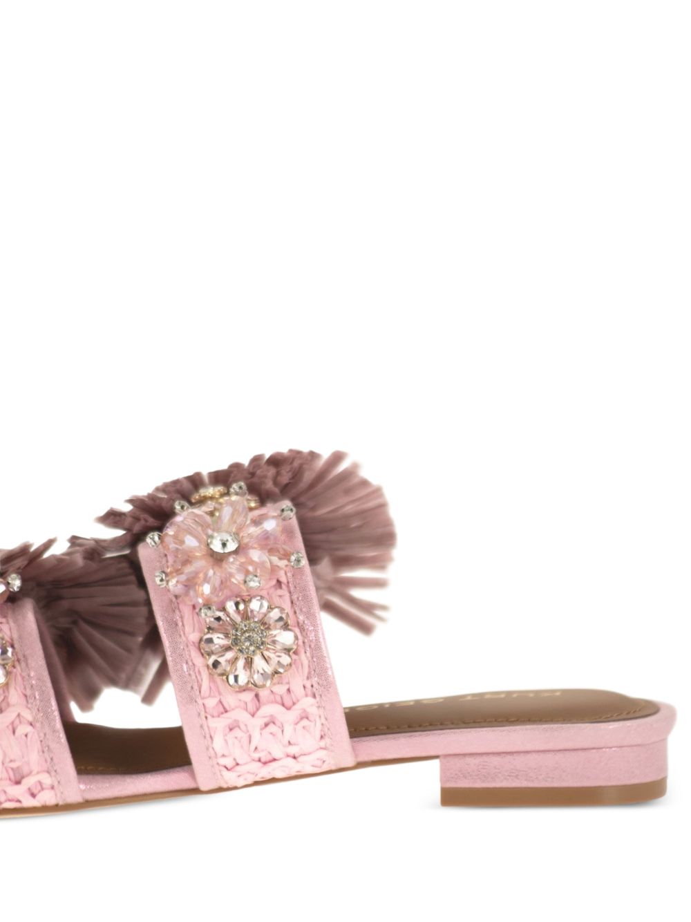 Sandali flat in raffia con fiocchi a frange 5588098 999 KURT GEIGER 