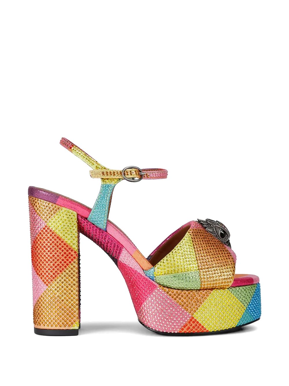 Sandali con platform e paillettes multicolor 9798869 069 KURT GEIGER 