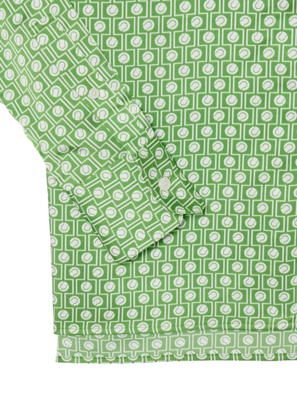 Camicia con fiocco motivo geometrico CF2626 4SI LACOSTE 