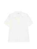 Polo in cotone colletto a revers