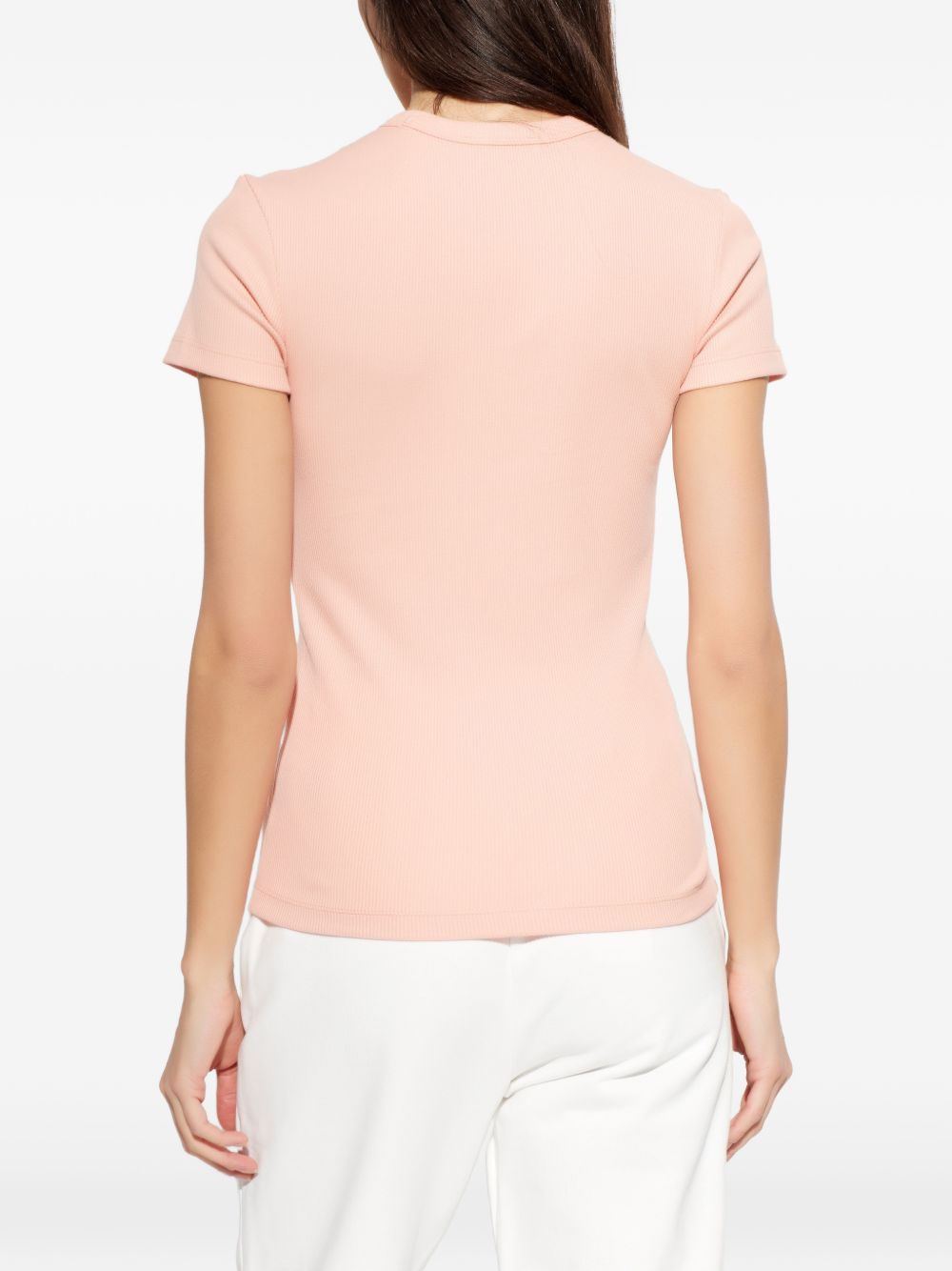 T-shirt a coste con logo coccodrillo TF5538 UI2 LACOSTE 