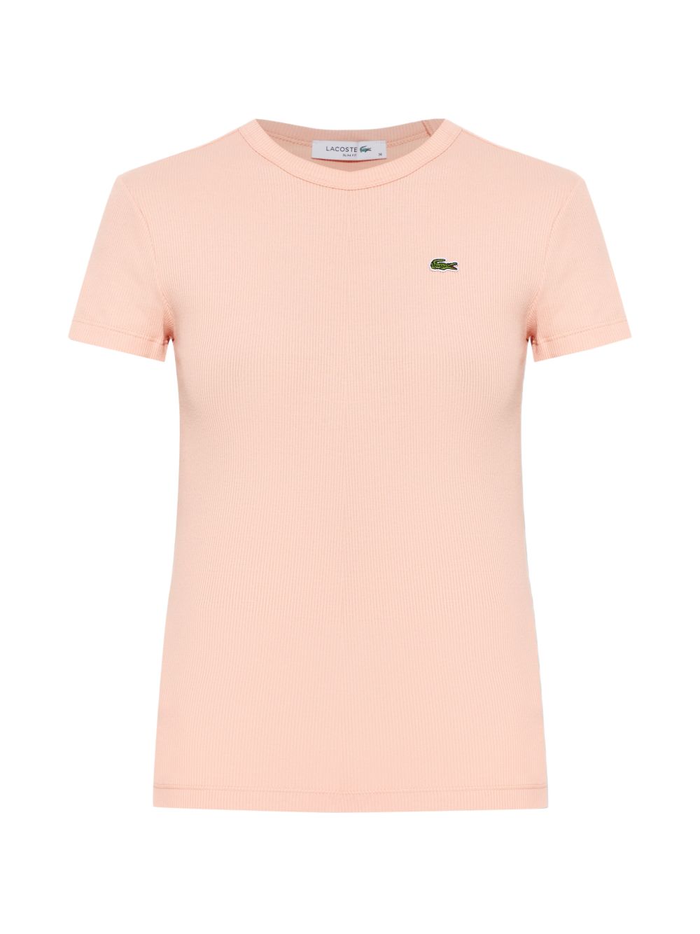 T-shirt a coste con logo coccodrillo TF5538 UI2 LACOSTE 
