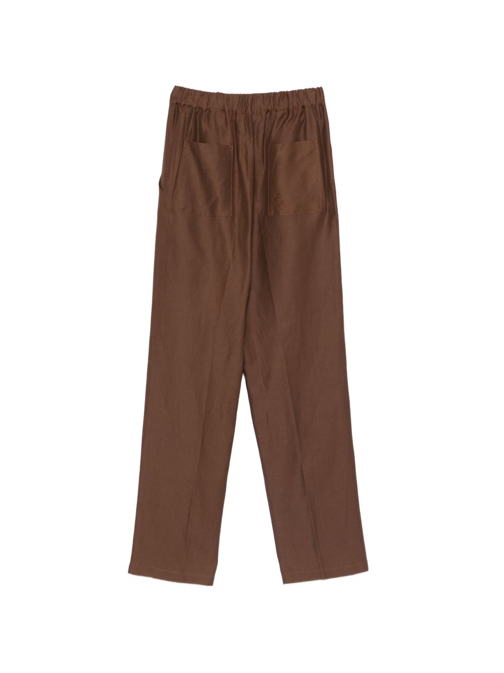 Pantaloni in viscosa e lino con pieghe S6LAMAPA234 920 LANEUS 