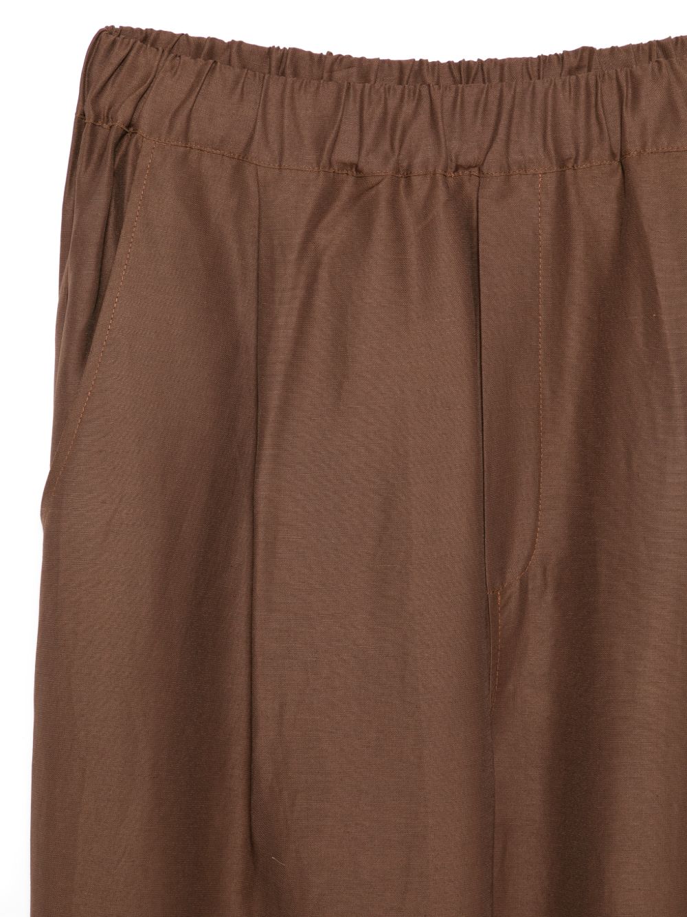 Pantaloni in viscosa e lino con pieghe S6LAMAPA234 920 LANEUS 