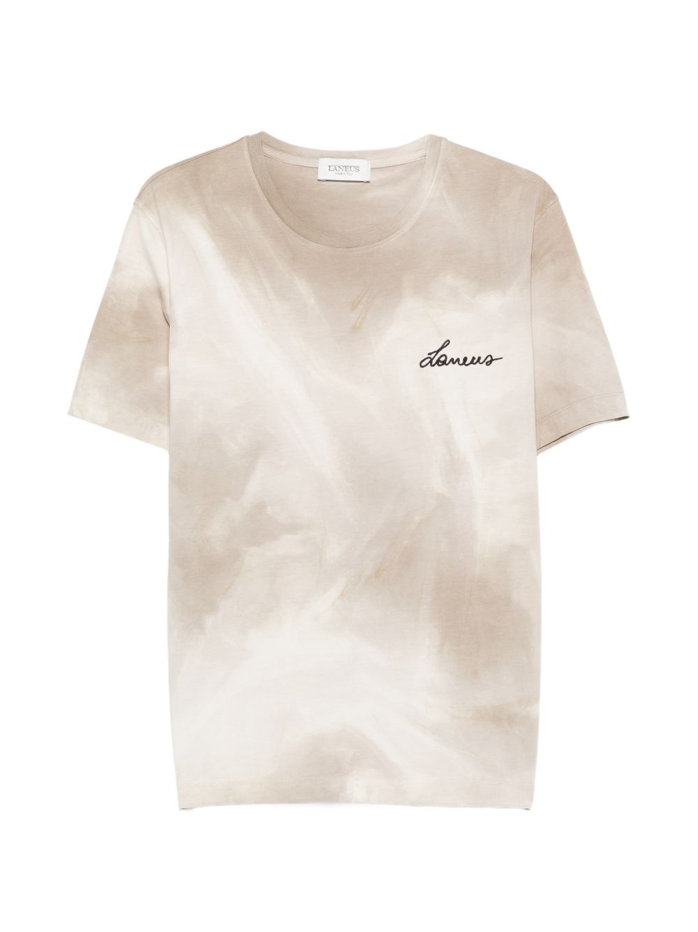 T-shirt tie-dye con ricamo S6LAMATH222 140 LANEUS 