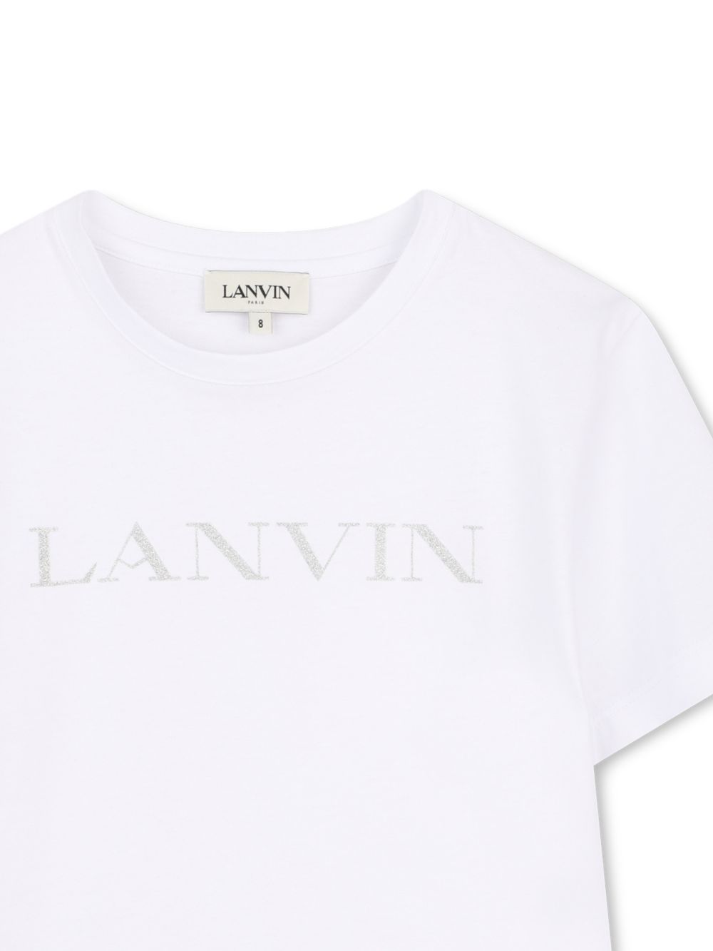 T-shirt con logo ricamato N30335 10P LANVIN KIDS 