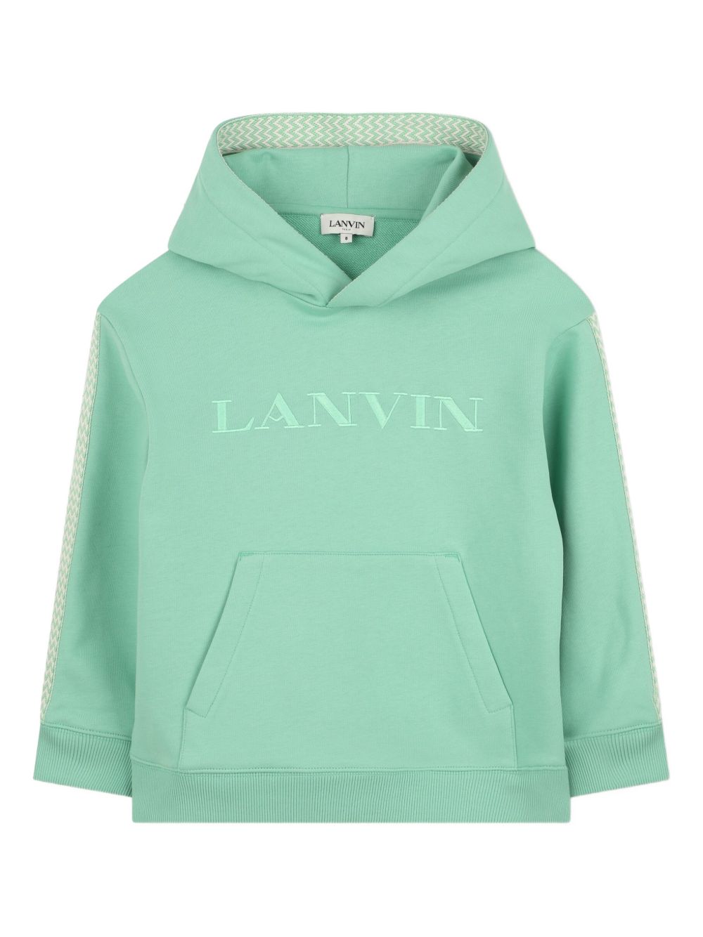 Felpa con cappuccio in poliammide N30349 68N LANVIN KIDS 