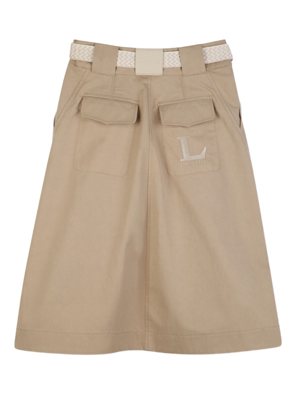 Gonna con cintura intrecciata N30351 209 LANVIN KIDS 