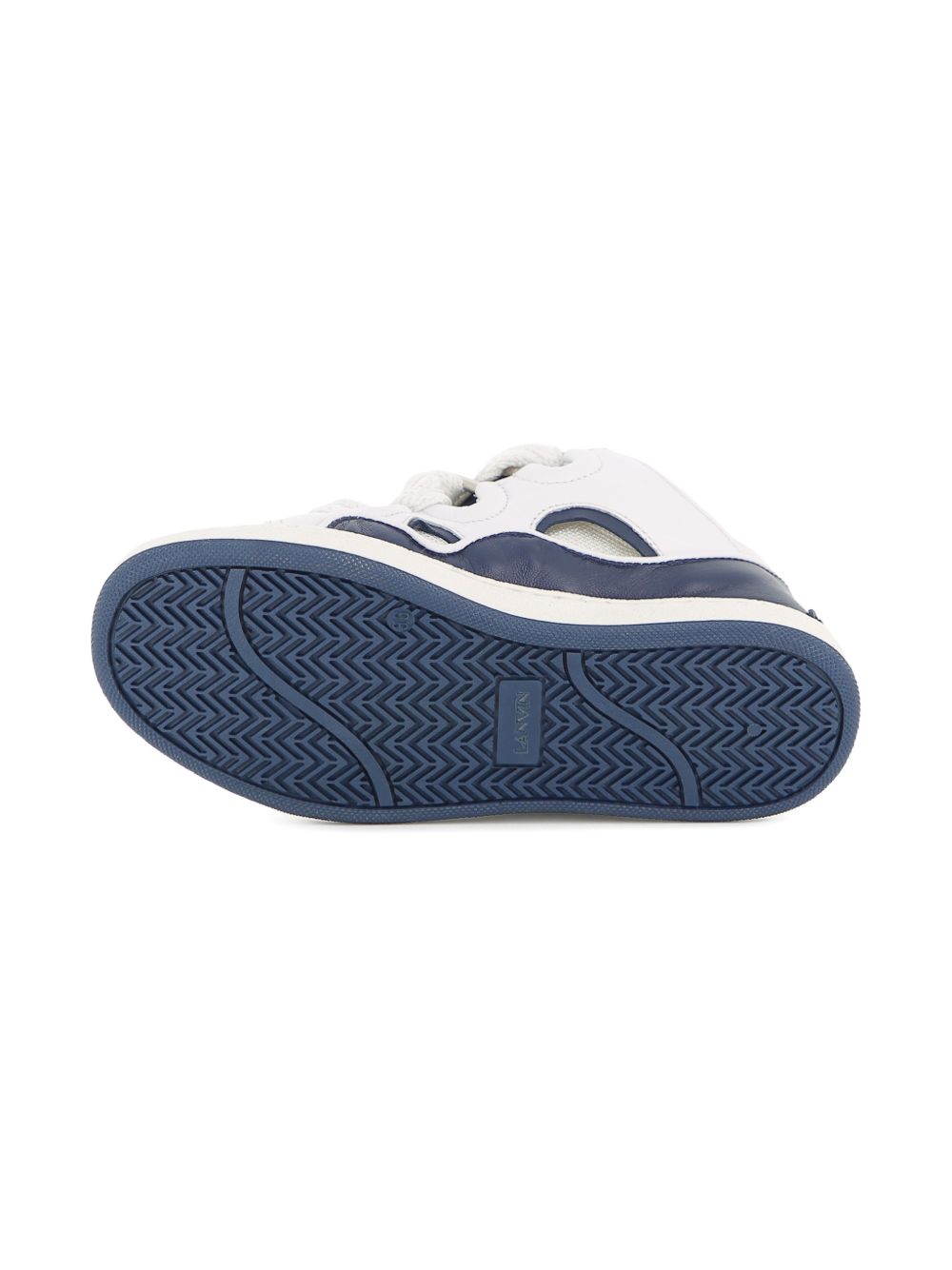 Sneakers in pelle con lacci fantasia N30357 N68 LANVIN KIDS 