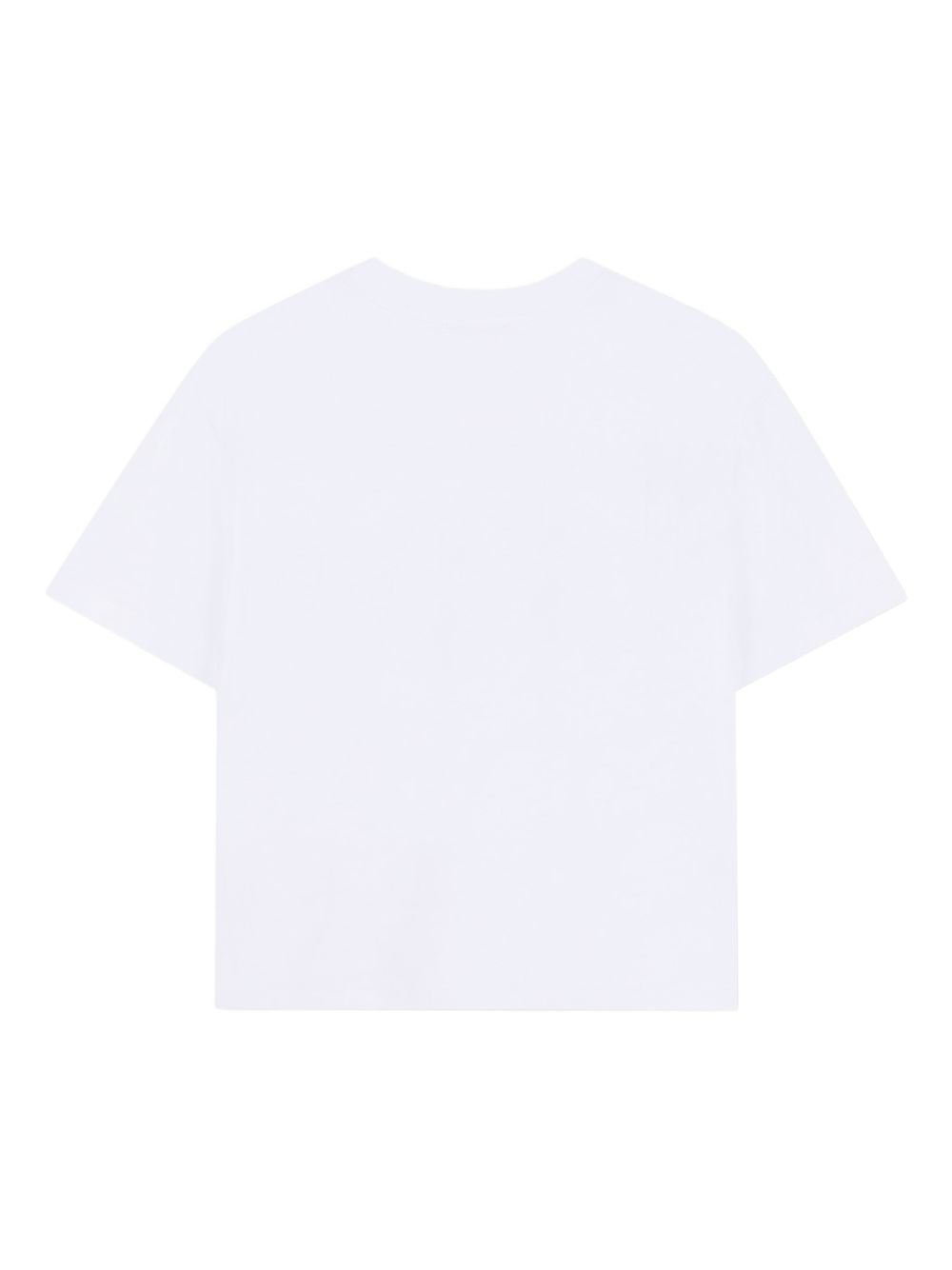 T-shirt in cotone con stampa sneakers N30359 10P LANVIN KIDS 