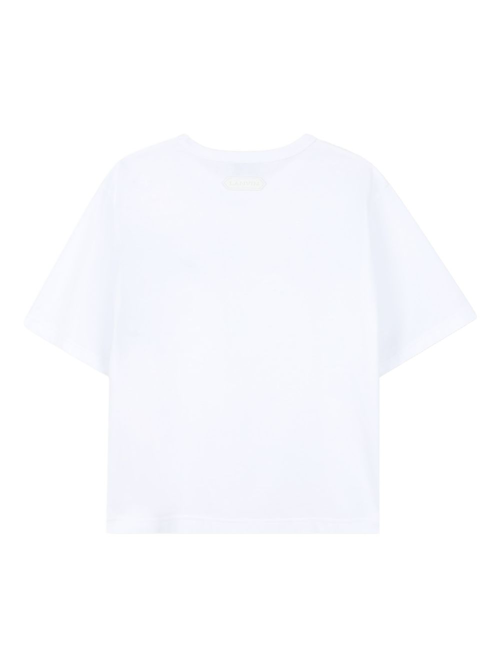 T-shirt con stampa logo N30362 N48 LANVIN KIDS 