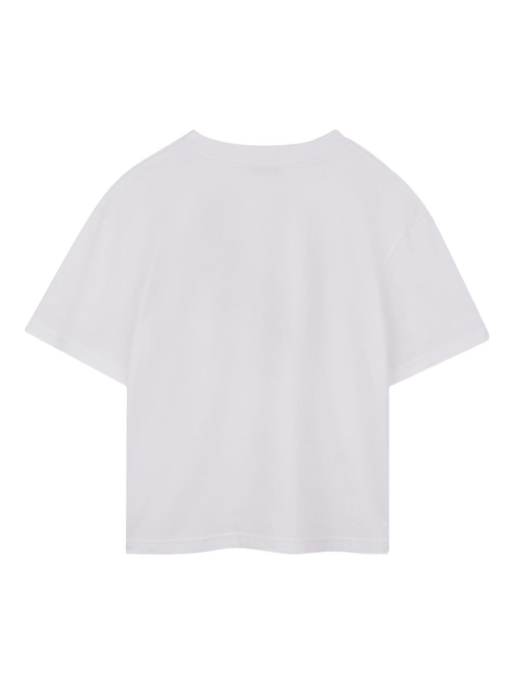 T-shirt in cotone con stampa sneakers N30363 10P LANVIN KIDS 