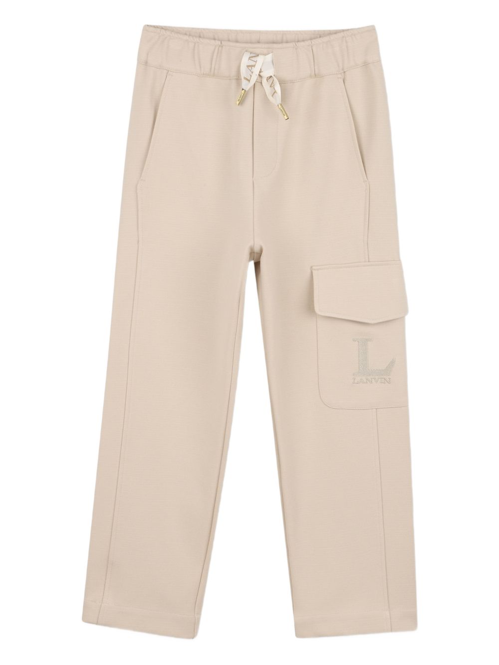 Pantaloni cargo con tasche applicate N30374 180 LANVIN KIDS 