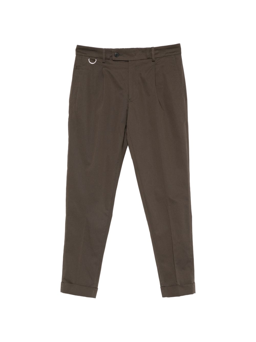 Pantaloni in cotone a gamba affusolata con pieghe LP26018 V035 LOW BRAND 