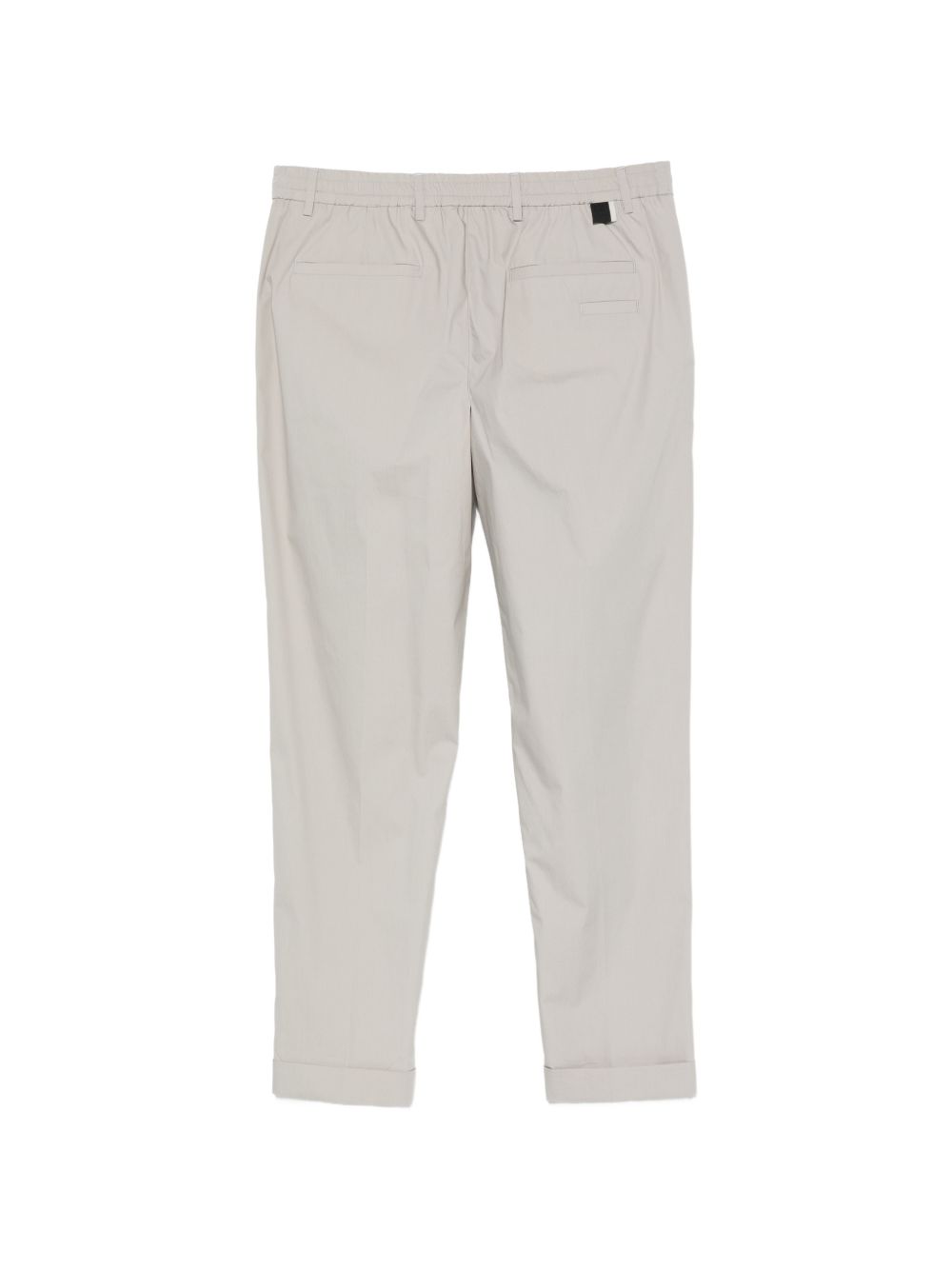 Pantaloni in cotone crop con risvolto LP26027 N016 LOW BRAND 