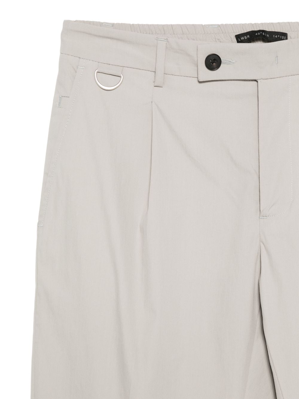 Pantaloni in cotone crop con risvolto LP26027 N016 LOW BRAND 
