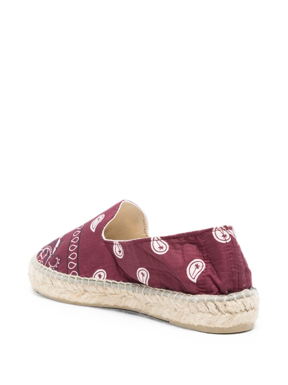 flat espadrillas X12N0 BURGUNDY MANEBI 