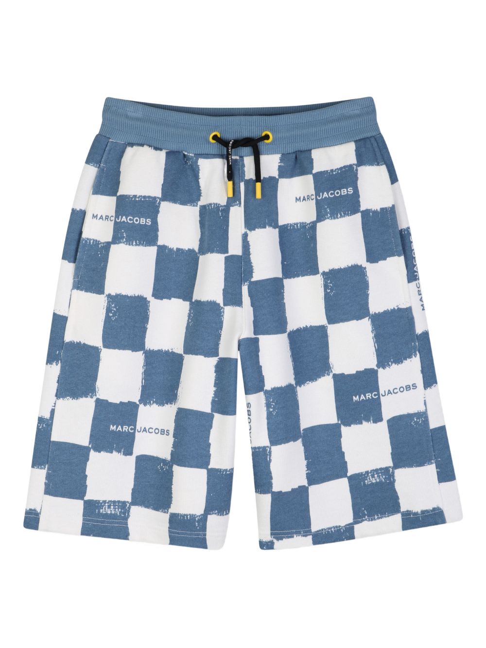 Bermuda a scacchi con logo W60790 80B MARC JACOBS KIDS 