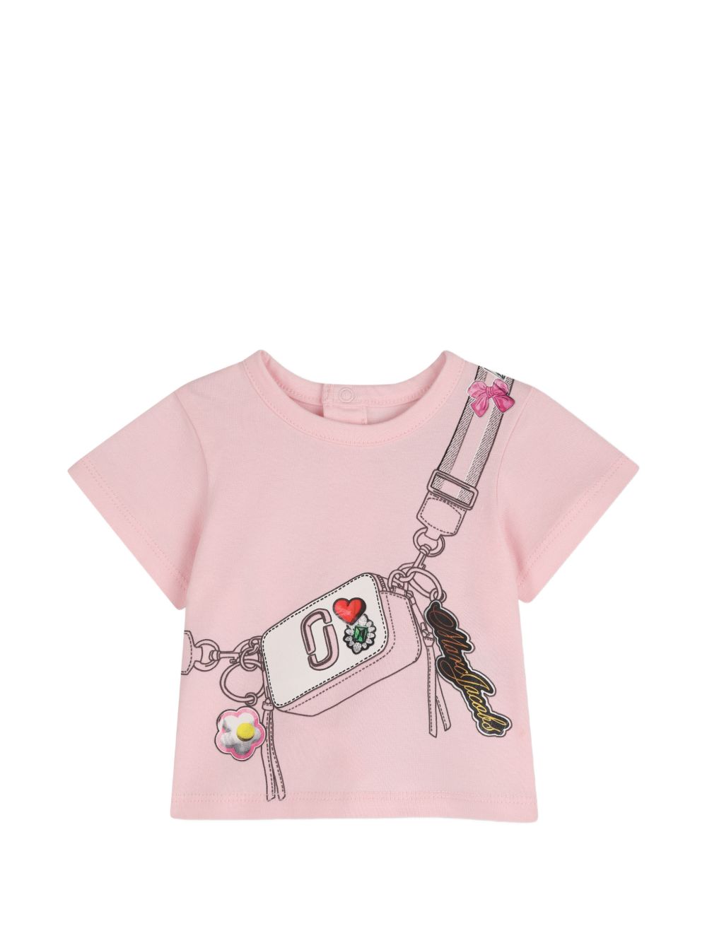Completo t-shirt e shorts in cotone con stampa W60816 475 MARC JACOBS KIDS 